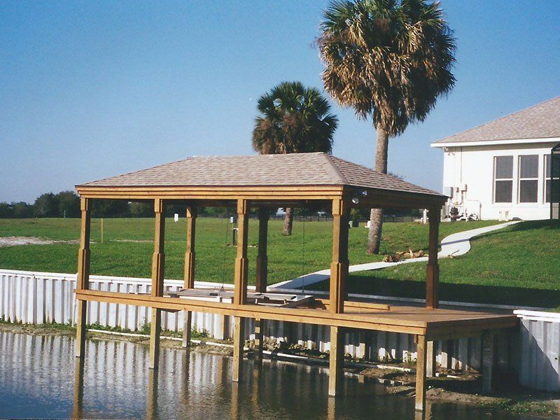 Wood Dock — Clermont, FL — Florida Dock & Boat Lifts