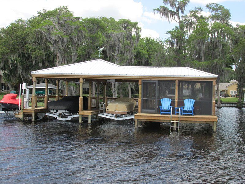 Wooden Dock — Clermont, FL — Florida Dock & Boat Lifts