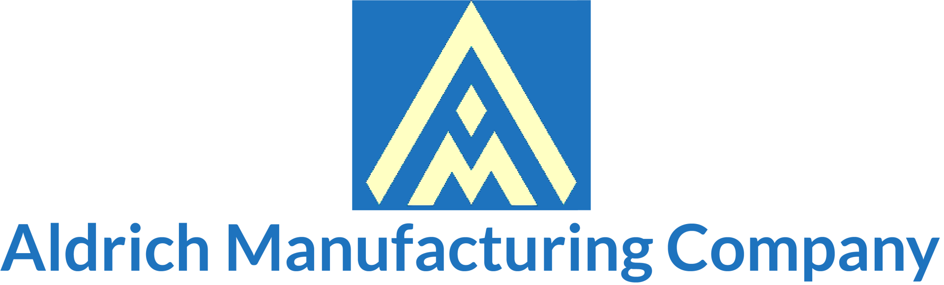 Aldrich Manufacturing Company machine shop logo