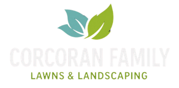 Logo with three leaves, Corcoran Family text, and 