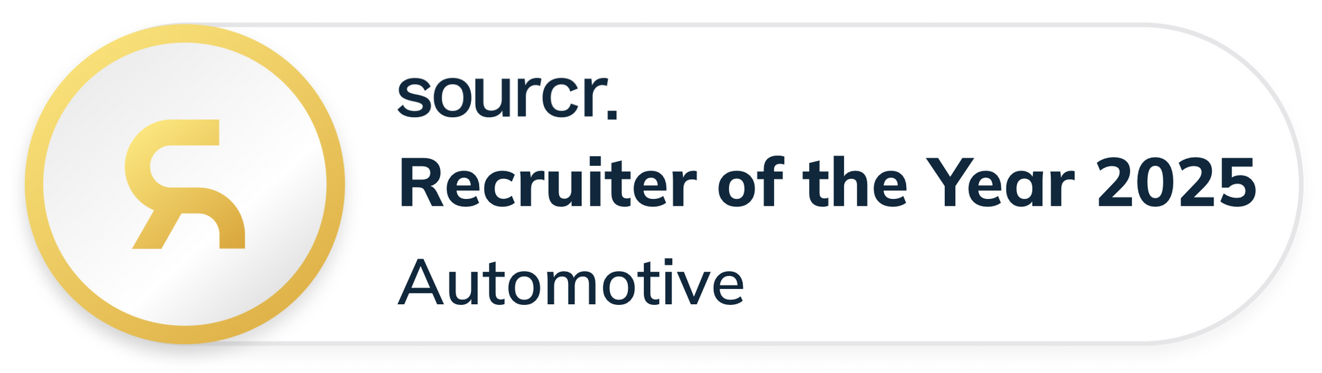 Automotive Recruiter of the year 2025
