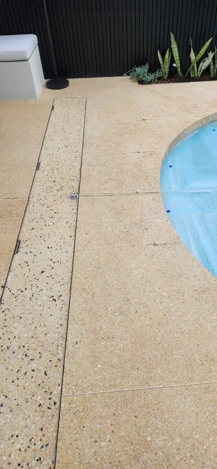 There Is A Swimming Pool In The Background And A Fence In The Background — Aussie UnderCover In South Nowra, NSW