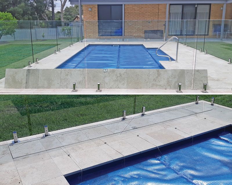 A Before And After Picture Of A Swimming Pool — Aussie UnderCover In South Nowra, NSW