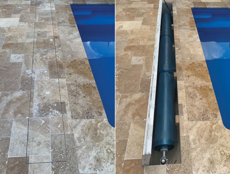 A Picture Of A Swimming Pool And A Picture Of A Pool Cover — Aussie UnderCover In South Nowra, NSW