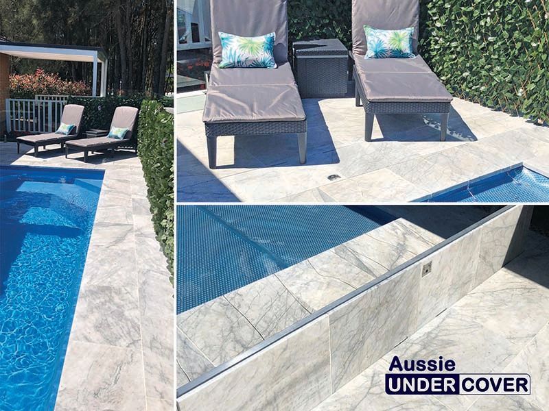 A Collage Of Photos Of A Swimming Pool — Aussie UnderCover In South Nowra, NSW