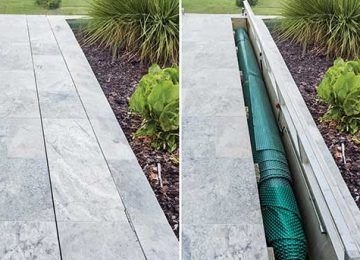 Two Pictures of a Patio With a Green Hose Coming Out of It — Aussie UnderCover In Sydney, NSW