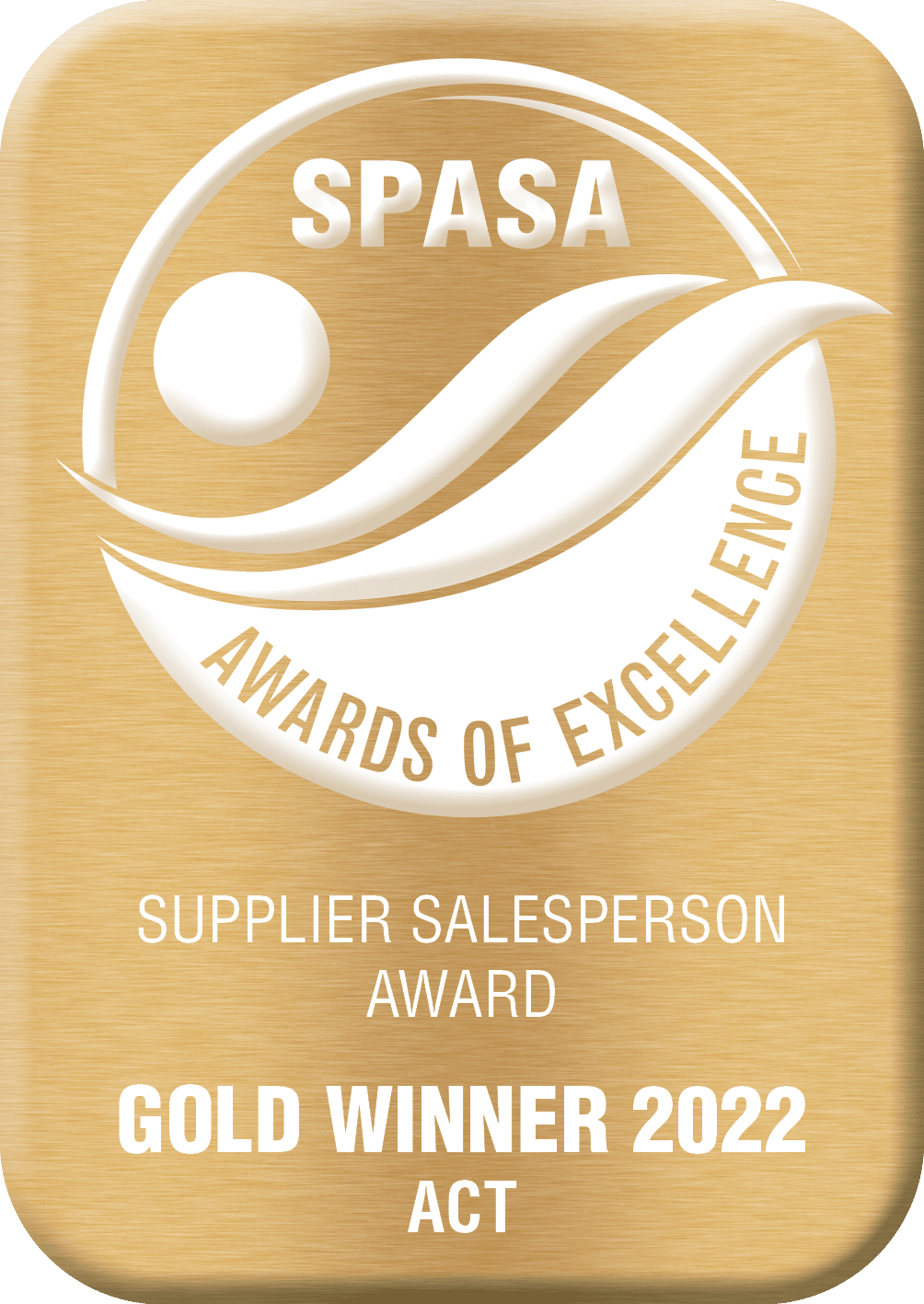Awards Of Excellence Supplier Salesperson Award Gold Winner 2022 Act — Aussie UnderCover In South Nowra, NSW