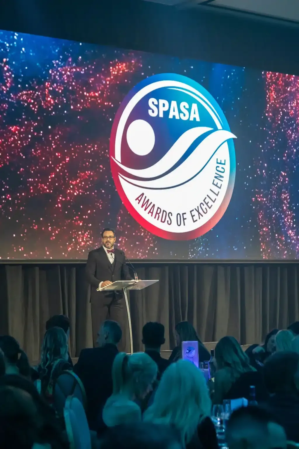 A Man Is Giving A Speech At The Spasa Awards Of Excellence — Aussie UnderCover In South Nowra, NSW