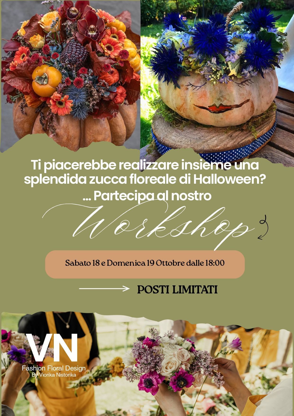 Una donna in costume viola e oro con il numero 5 sul braccio