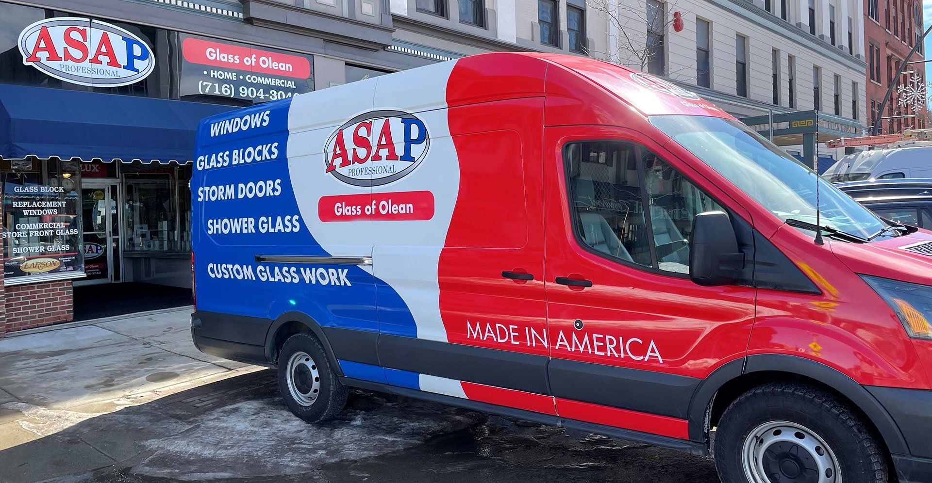 ASAP van in Olean, NY
