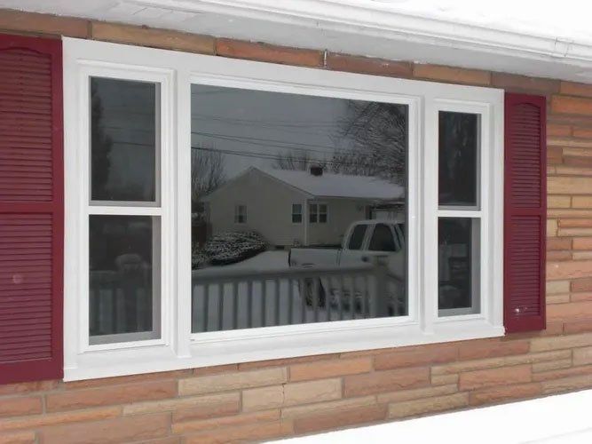 Glass window in Hamburg, NY