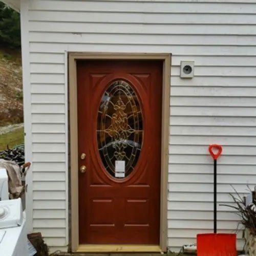 Home door in Olean, NY