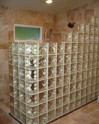 Glass block in Hamburg, NY