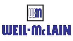 A logo for a company called weil-mclain