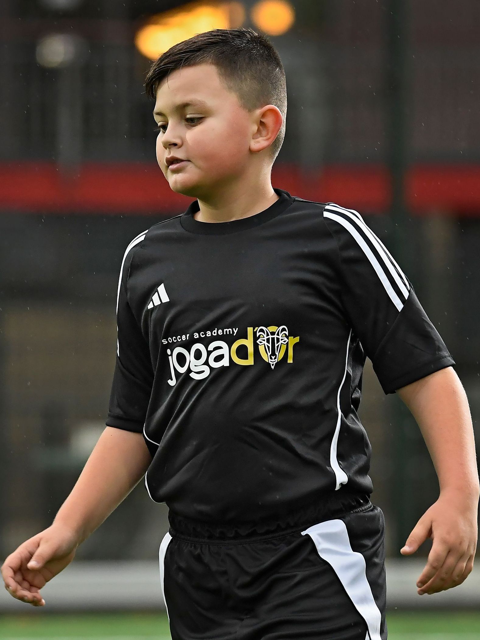 Close up jeugdspeler