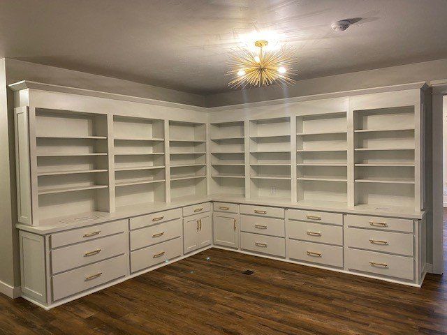 White Bookcase — Neenah, WI — CNK Cabinetry, LLC