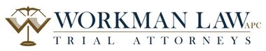 A logo for workman law trial attorneys