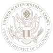 The seal of the united states district court central district of california