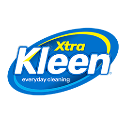 A blue and yellow logo for kleen everyday cleaning