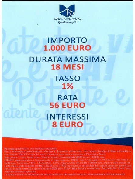 Prestito per patente