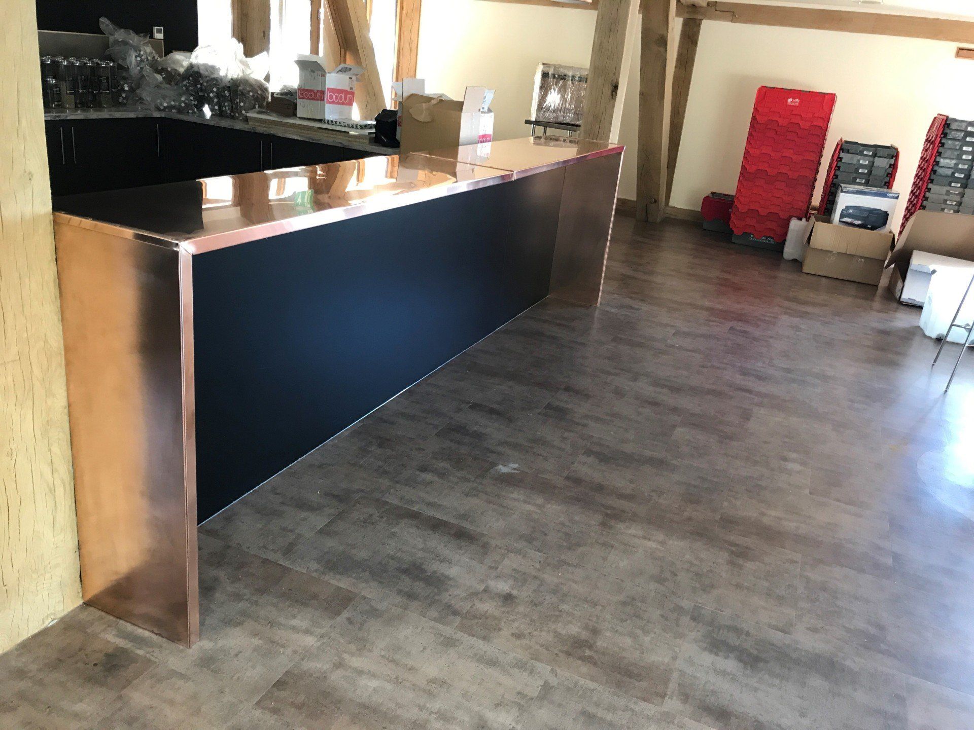 Copper Worktops Zinc Worktops