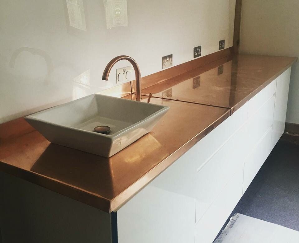 Copper Worktops Zinc Worktops
