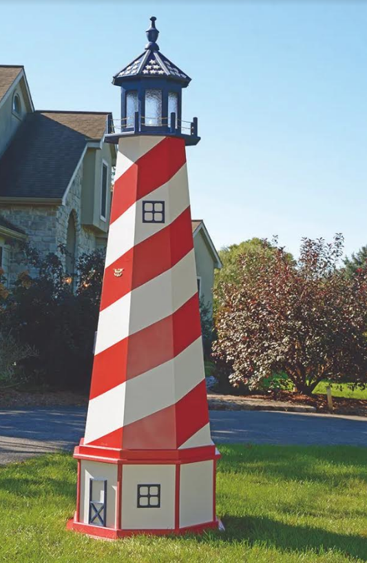 3 Types Of Lighthouse Decor For Your, Wooden Lighthouse Lawn Ornaments