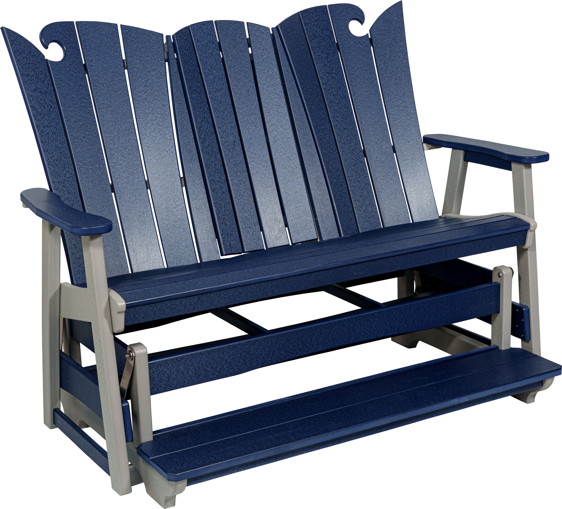 Oceanwavz Triple Counter Glider with Console &ndash; Elevated Outdoor Comfort