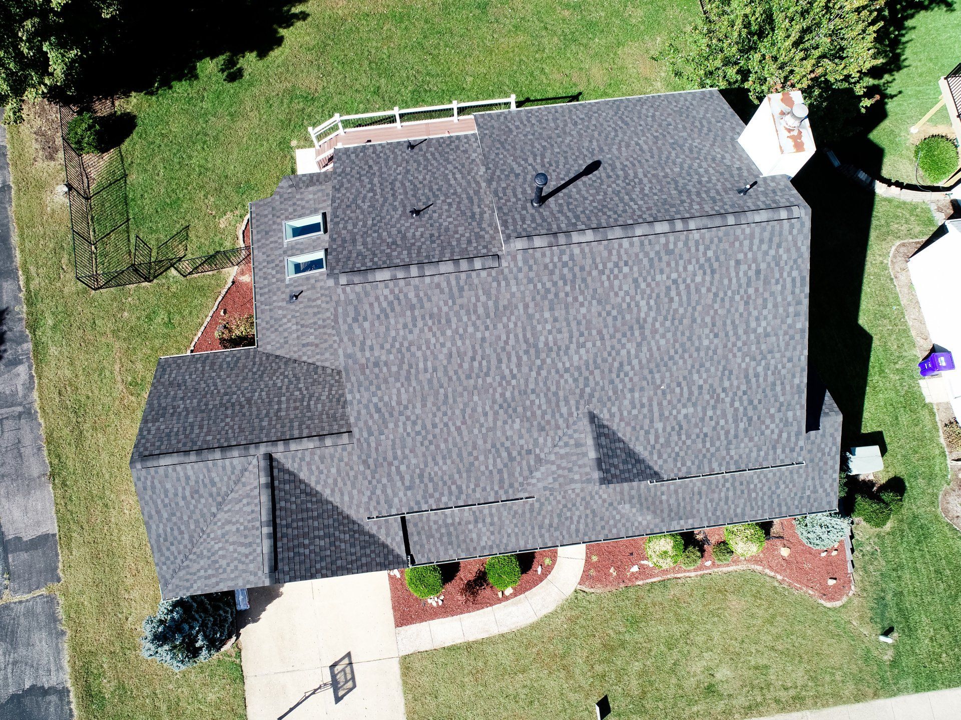 birdseye view of home