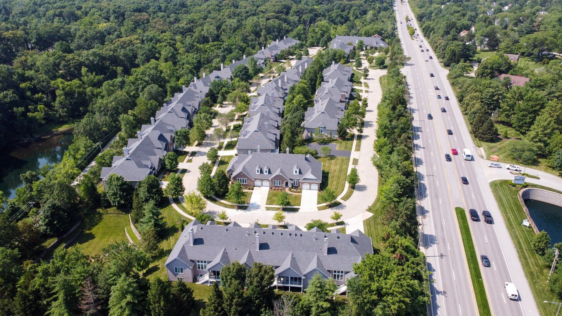 Apartment Complex Roof Installation