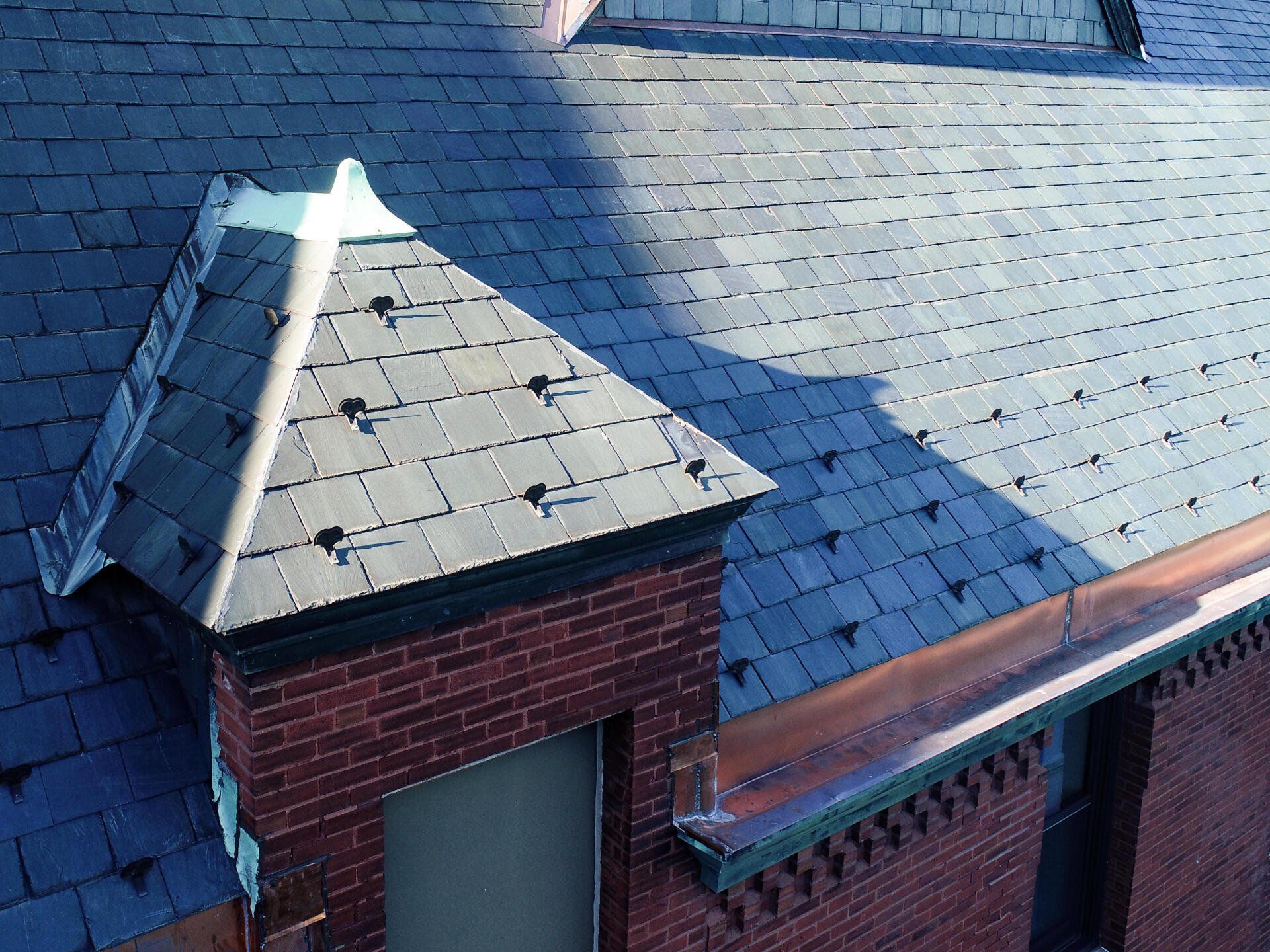 Professional Roof Replacement on School