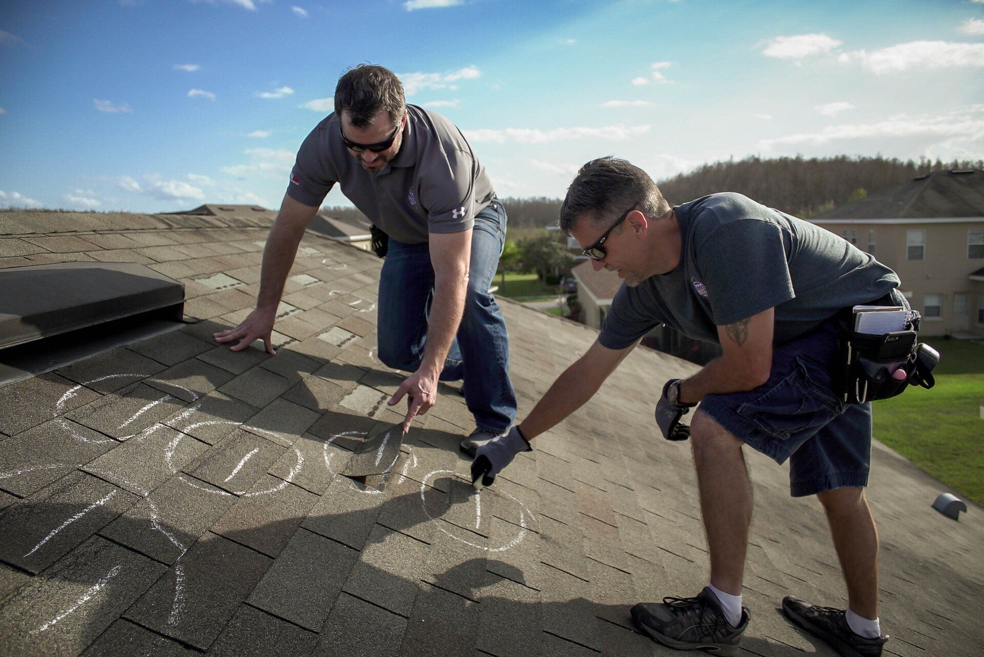 Storm Damaged Roof Inspection