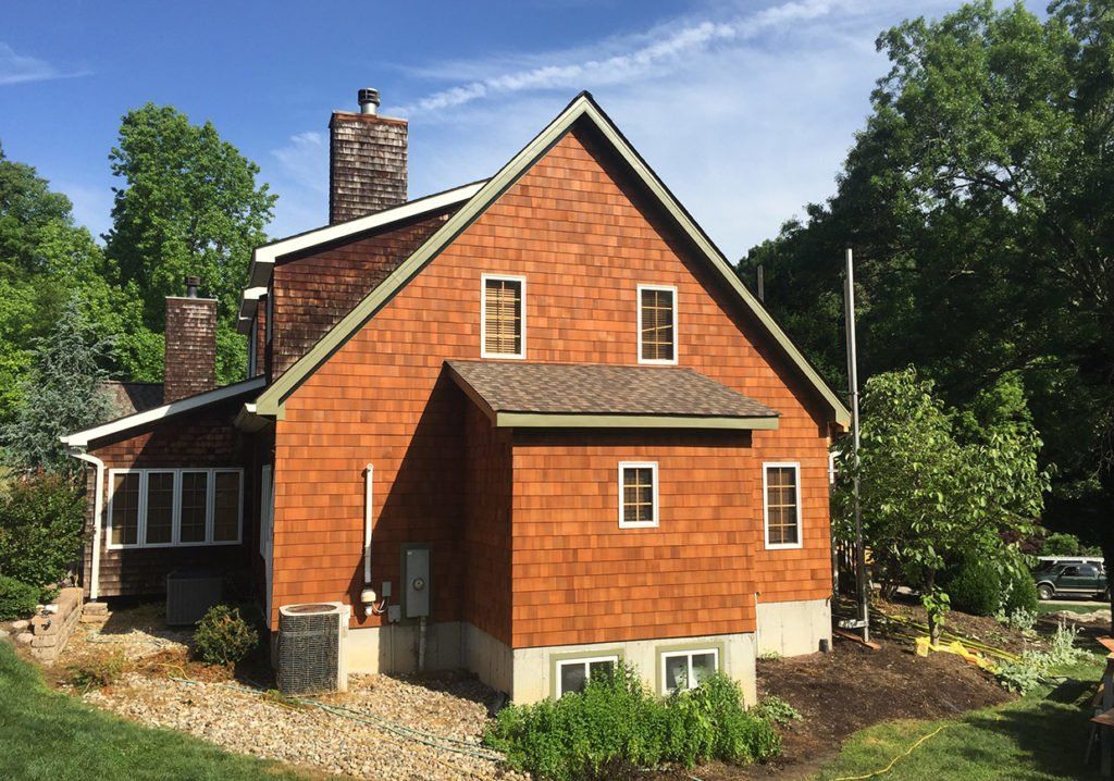 Work In Progress Roof Installation on Home