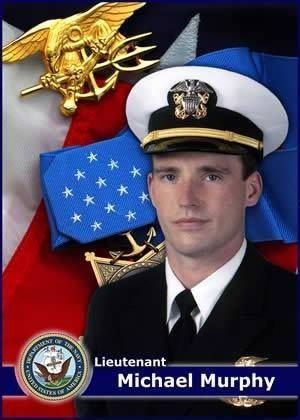 A man in a military uniform is named michael murphy