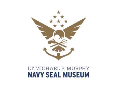 The logo for the lt michael p. murphy navy seal museum