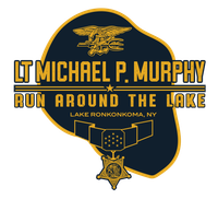 A logo for LT Michael P. Murphy Run Around The Lake