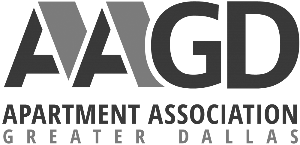 The logo for the apartment association of greater dallas