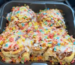 Fruity Pebbles Cinnamon Rolls