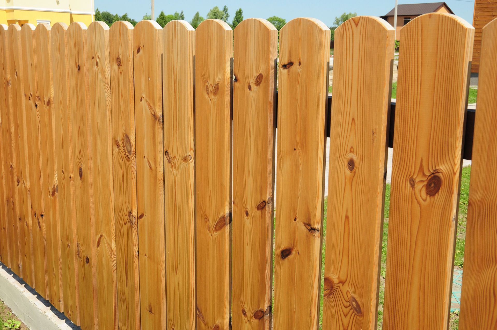 Wooden fence