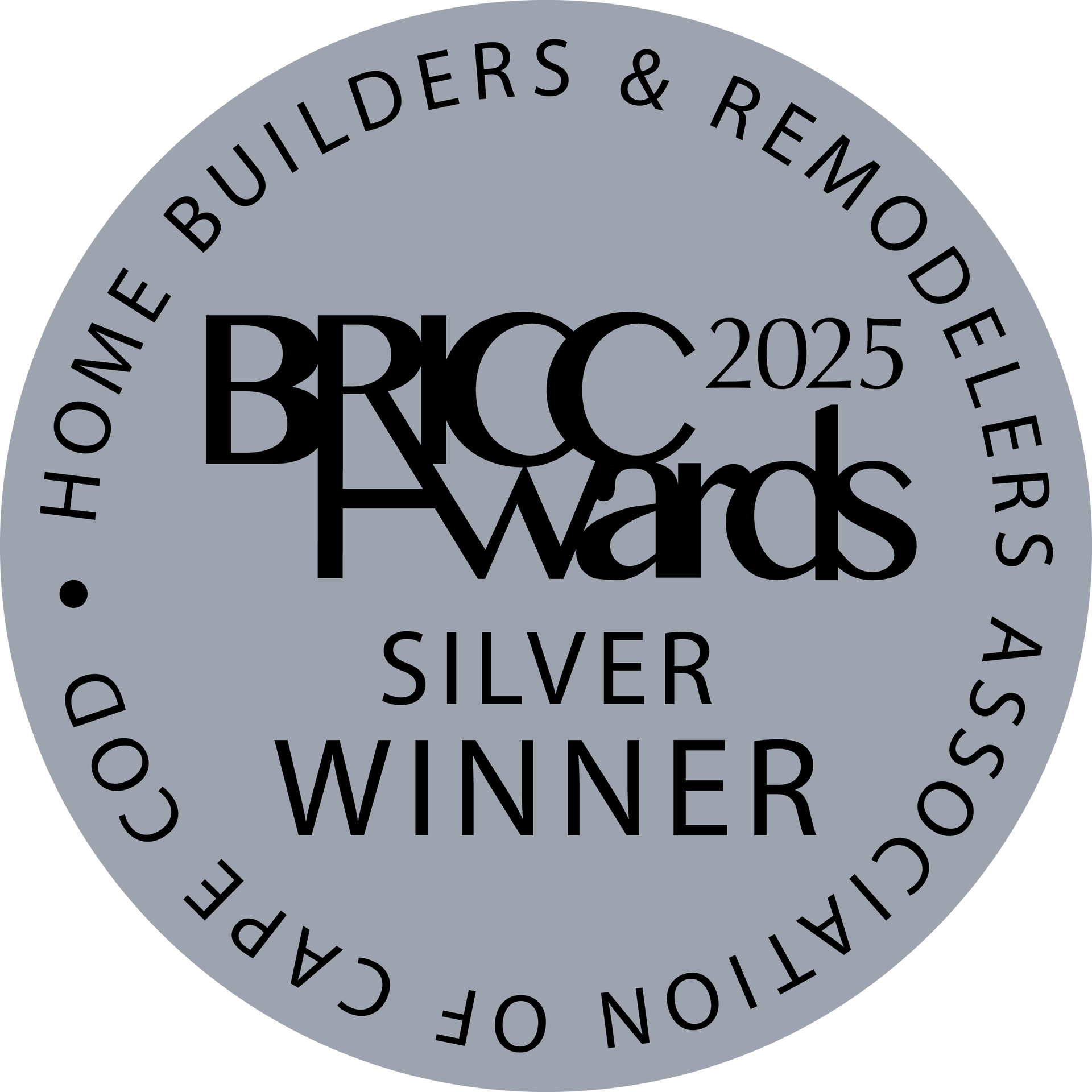 BRICC Awards 2025 logo in black text