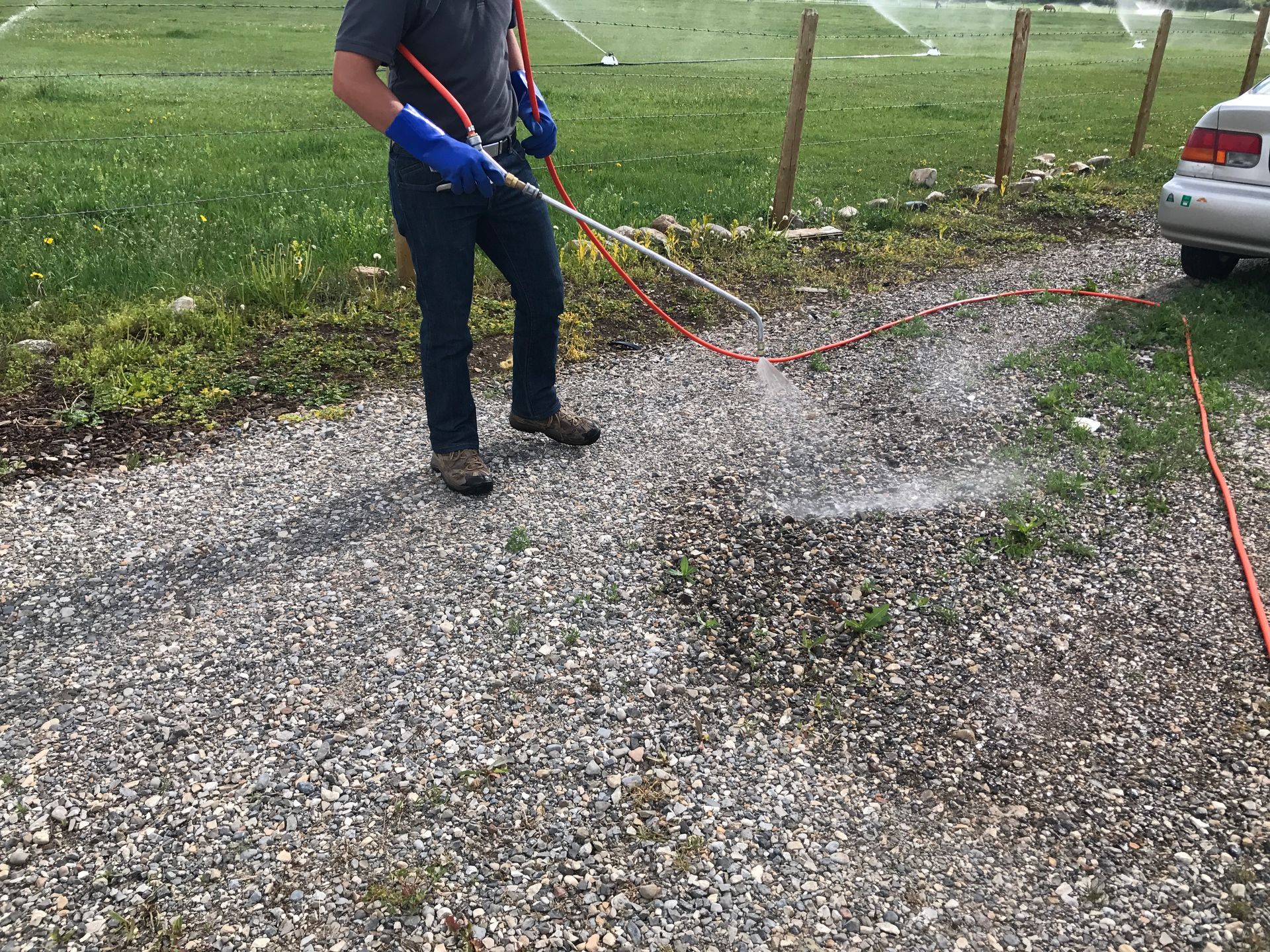 driveway care and weed control for gravel driveways