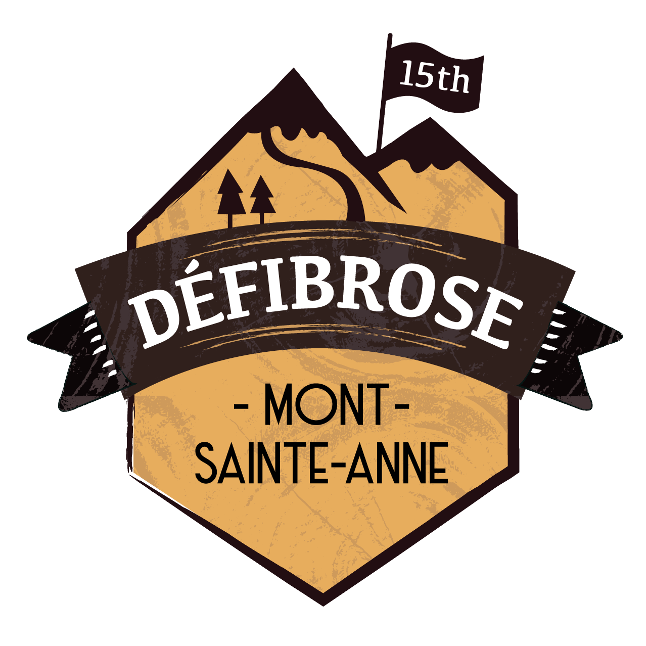 Défibrose Mont-Sainte-Anne logo
