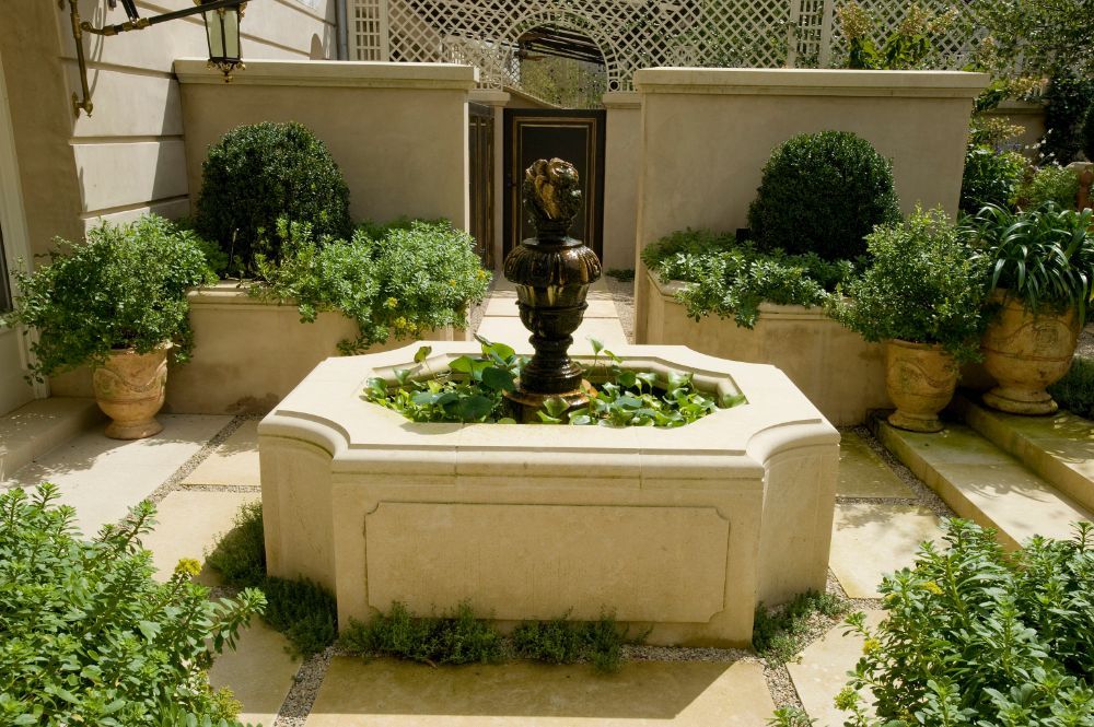 Limestone Fountain