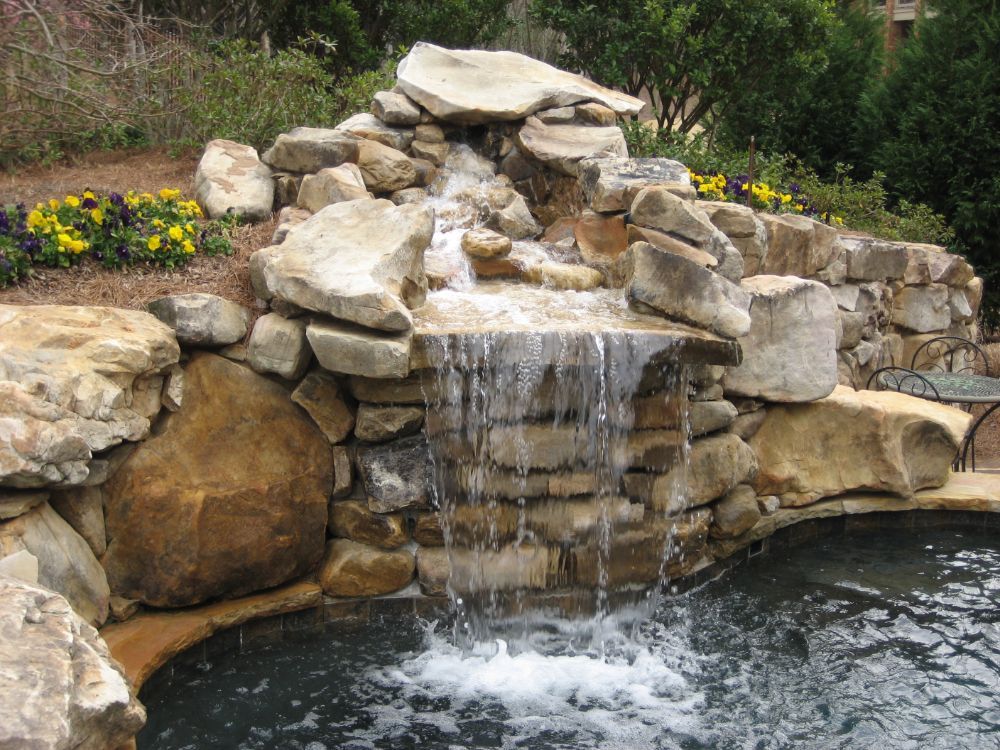 Outdoor 7 ton waterfall