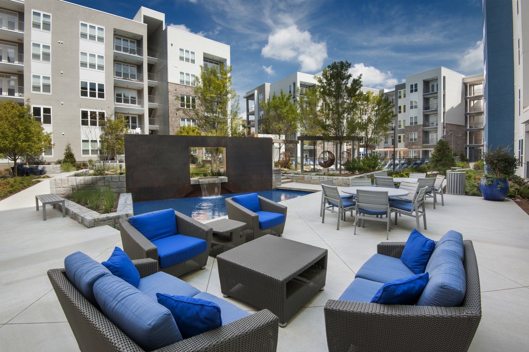 Inground Commercial swimming pool negative edge