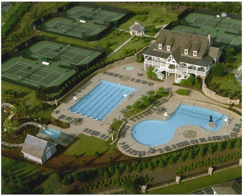 Inground Commercial swimming pool negative edge