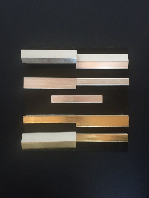 cornice asta oro argento