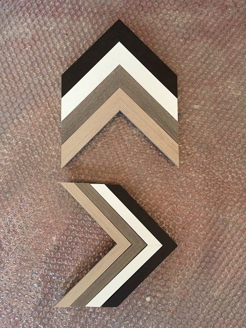 asta cornice bianco nero tortora grigio