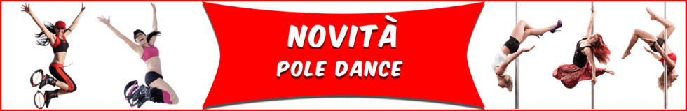 volantino promozionale per pole dance e kangoo jump