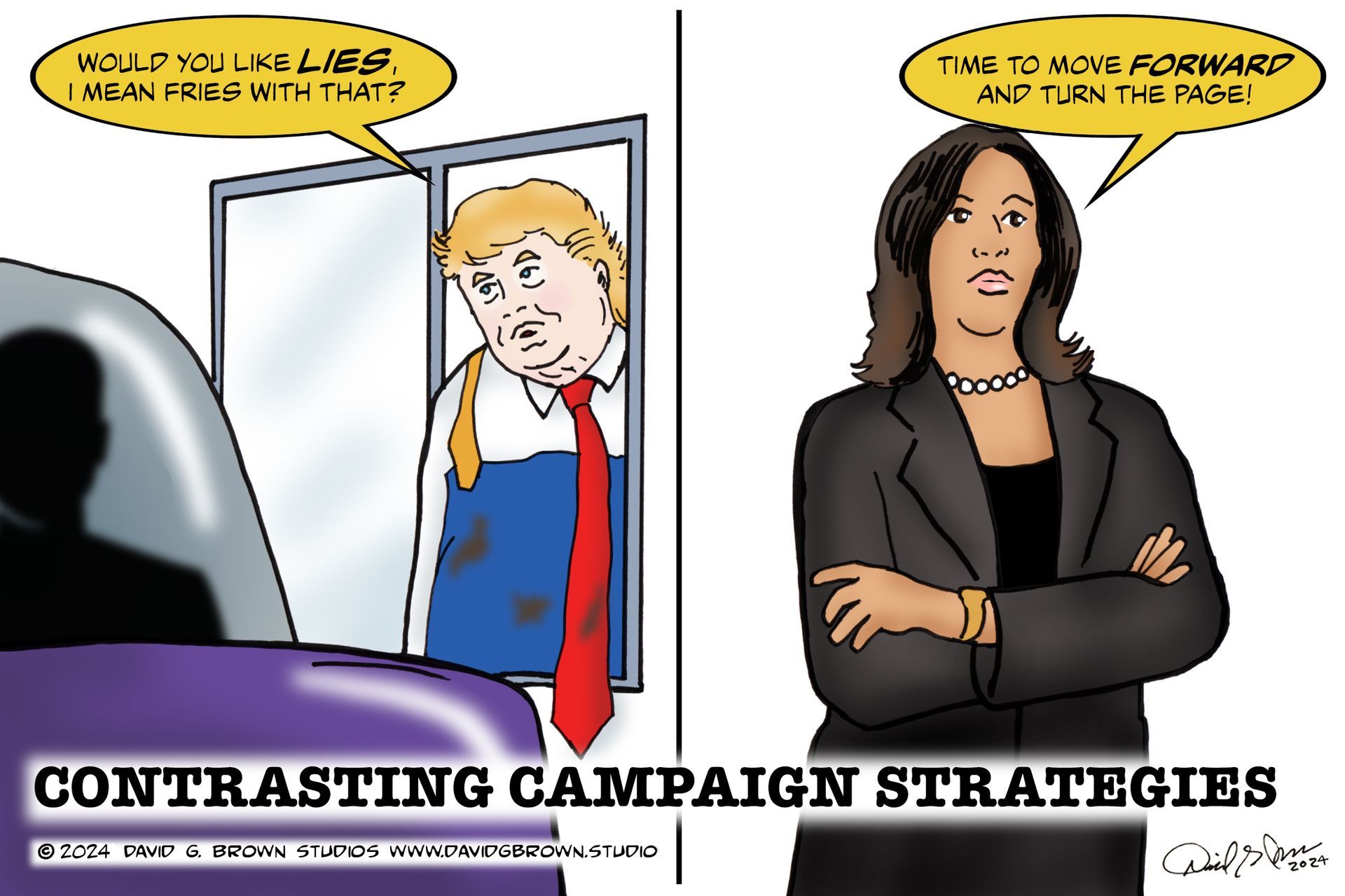 Political cartoon: Trump asks 